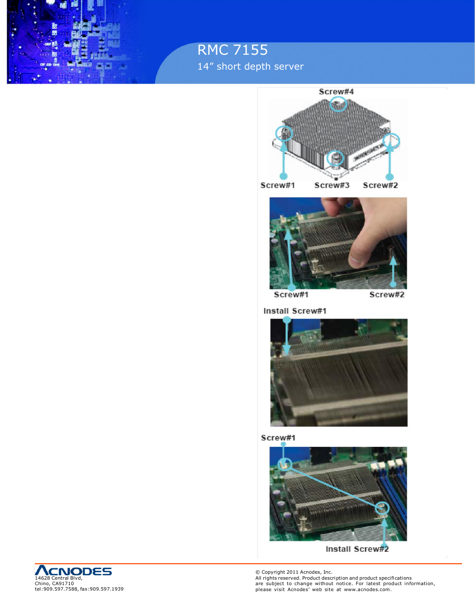 Rmc 7155 | Acnodes RMC 7155 User Manual | Page 23 / 67