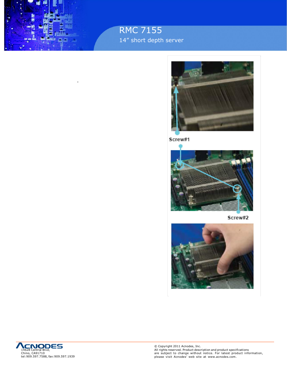 Rmc 7155 | Acnodes RMC 7155 User Manual | Page 24 / 67
