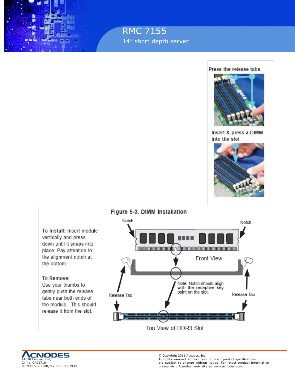 Rmc 7155 | Acnodes RMC 7155 User Manual | Page 25 / 67