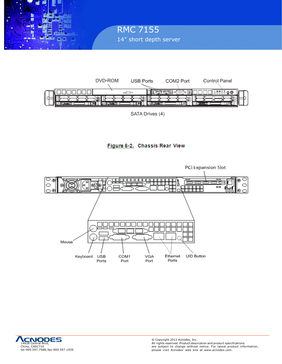Rmc 7155 | Acnodes RMC 7155 User Manual | Page 40 / 67