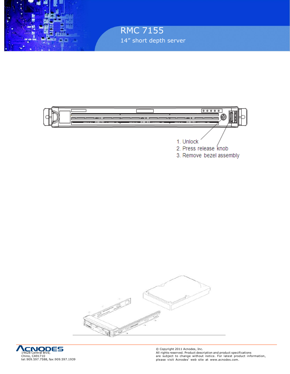 Rmc 7155 | Acnodes RMC 7155 User Manual | Page 42 / 67