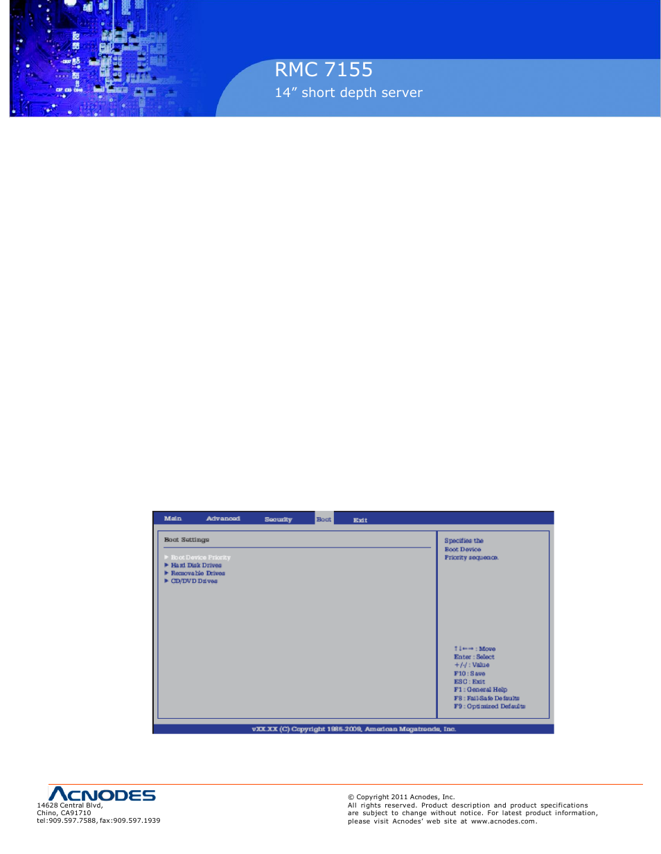 Rmc 7155 | Acnodes RMC 7155 User Manual | Page 61 / 67
