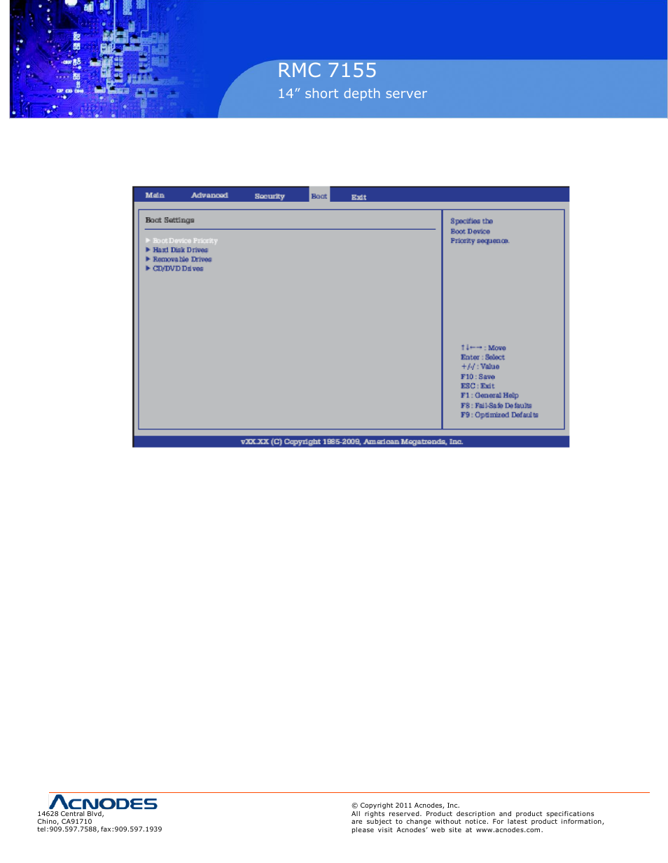 Rmc 7155 | Acnodes RMC 7155 User Manual | Page 63 / 67