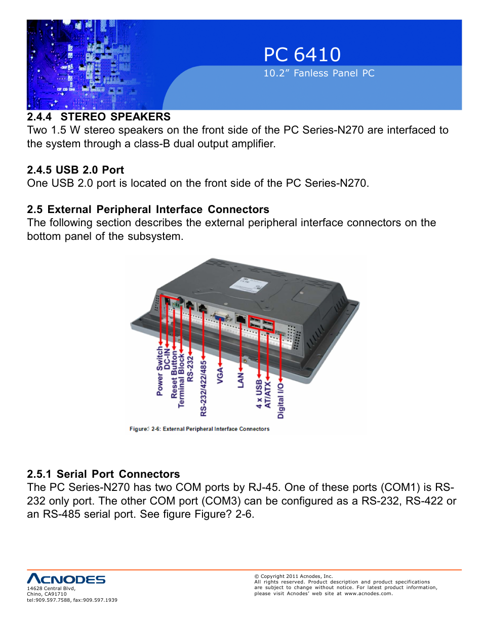 Pc 6410 | Acnodes PC 6410 User Manual | Page 20 / 107