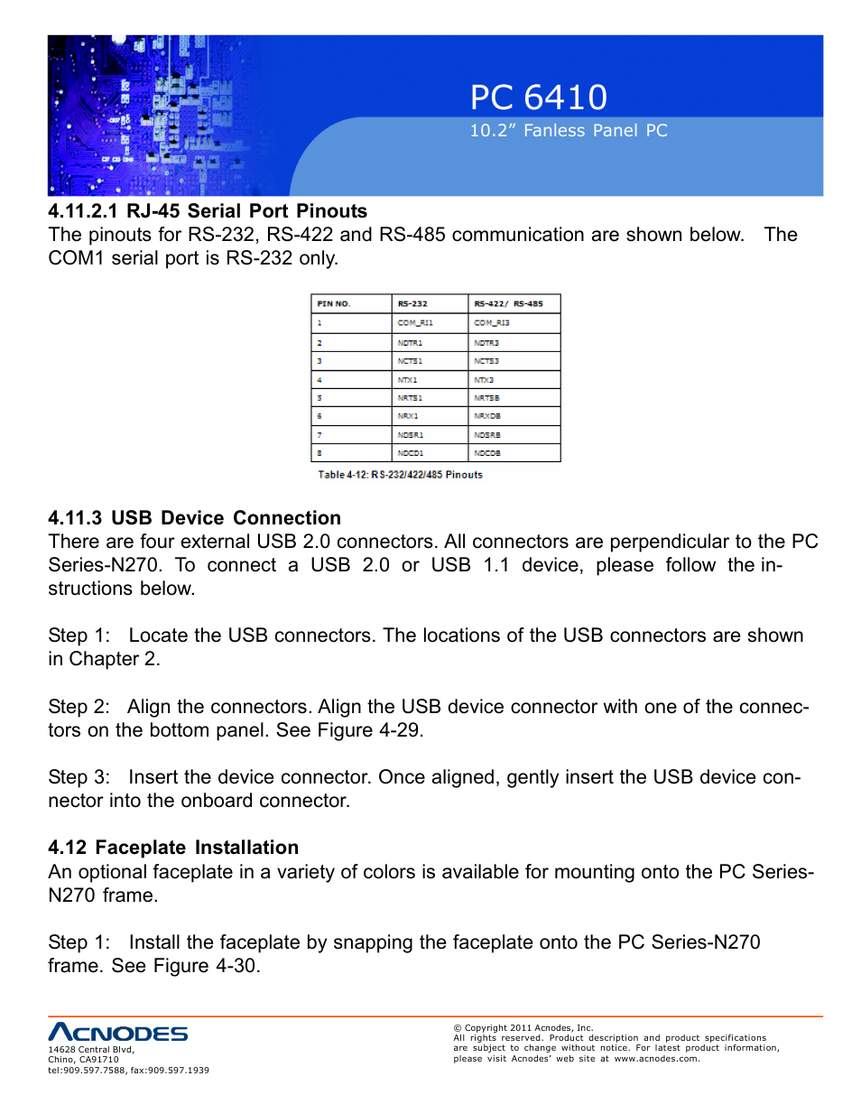 Pc 6410 | Acnodes PC 6410 User Manual | Page 46 / 107