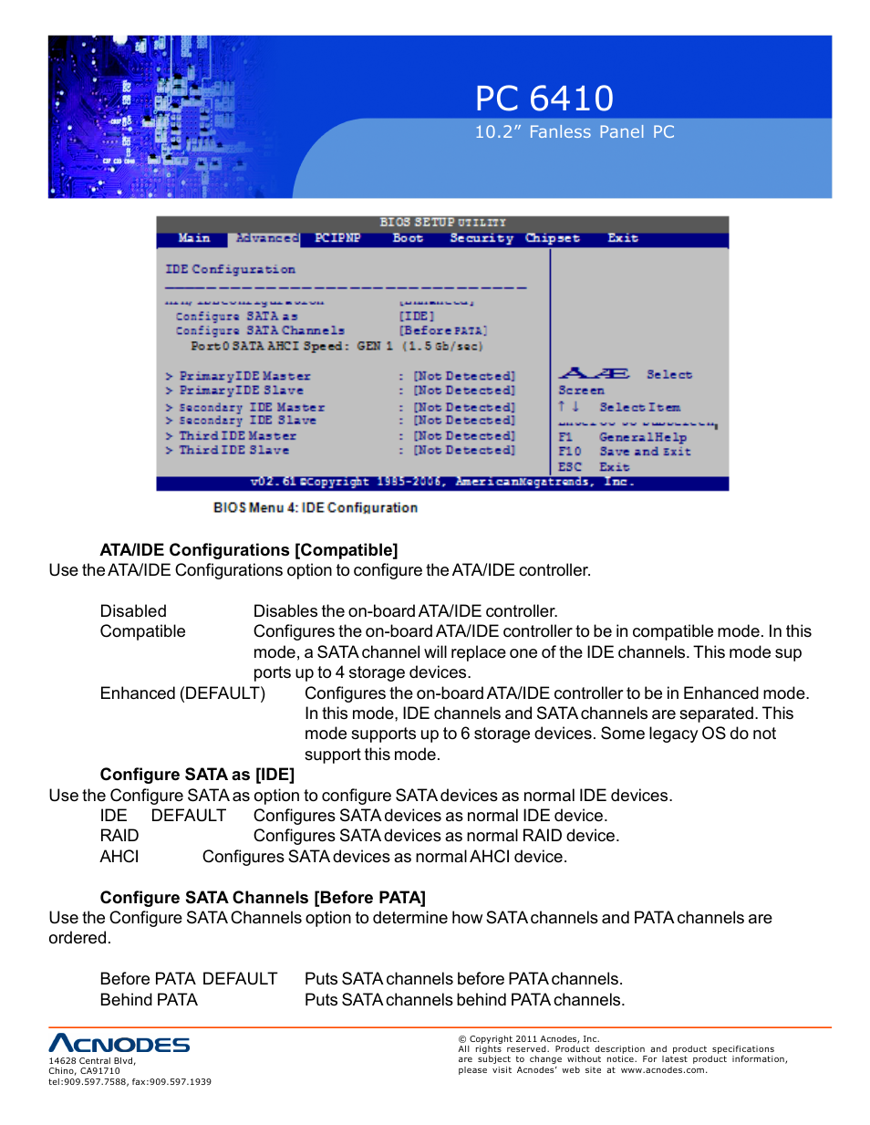 Pc 6410 | Acnodes PC 6410 User Manual | Page 58 / 107