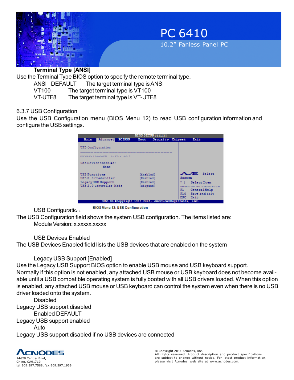 Pc 6410 | Acnodes PC 6410 User Manual | Page 74 / 107