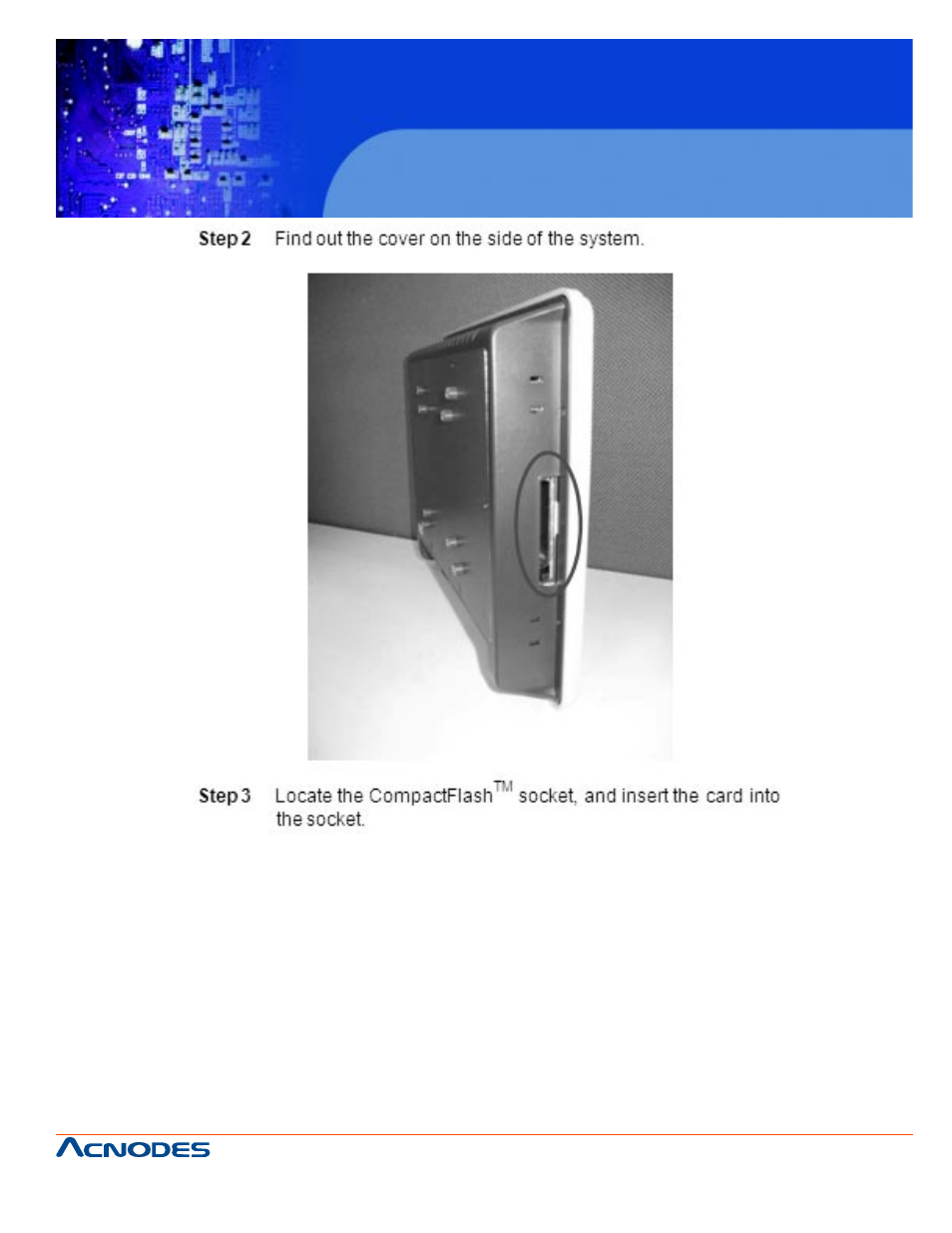 Fpc 5120, Touch panel pc | Acnodes FPC 5120 User Manual | Page 17 / 70