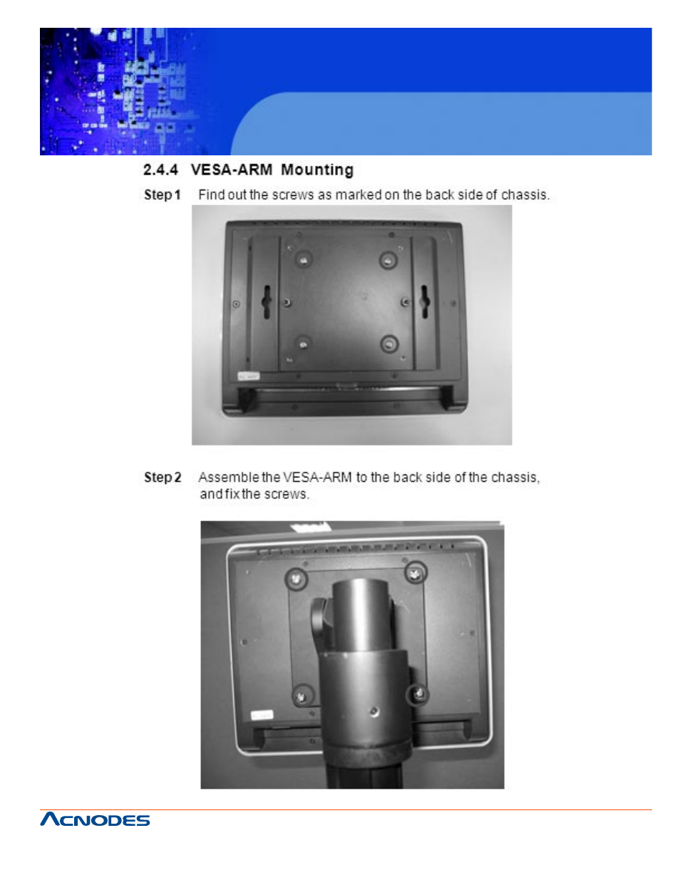 Fpc 5120, Touch panel pc | Acnodes FPC 5120 User Manual | Page 25 / 70