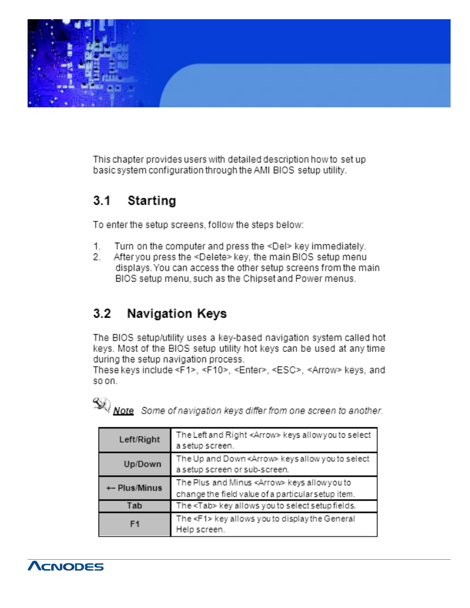 Fpc 5120, Chapter 3 ami bios setup utility | Acnodes FPC 5120 User Manual | Page 33 / 70