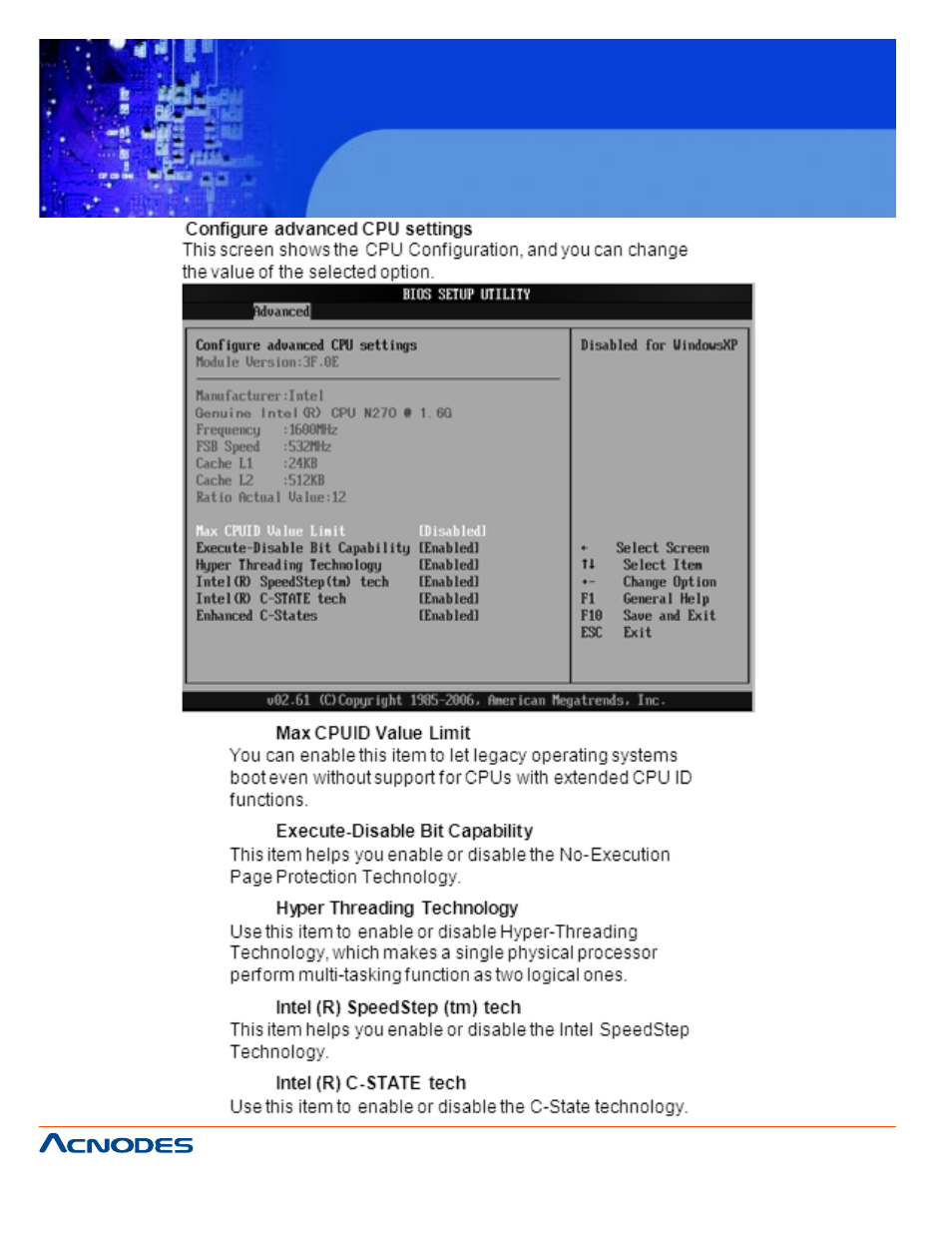 Fpc 5120, Touch panel pc | Acnodes FPC 5120 User Manual | Page 36 / 70