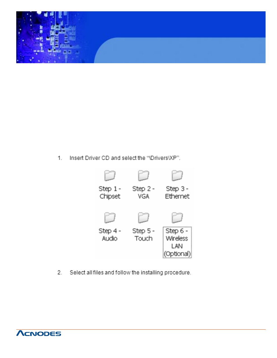 Fpc 5120, Chapter 4 drivers installation, 1 system | Acnodes FPC 5120 User Manual | Page 65 / 70