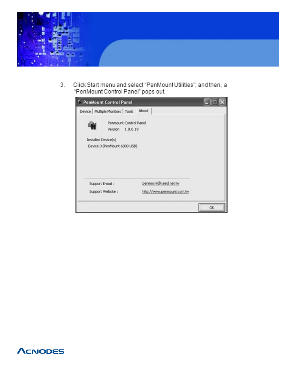 Fpc 5120, Touch panel pc | Acnodes FPC 5120 User Manual | Page 67 / 70