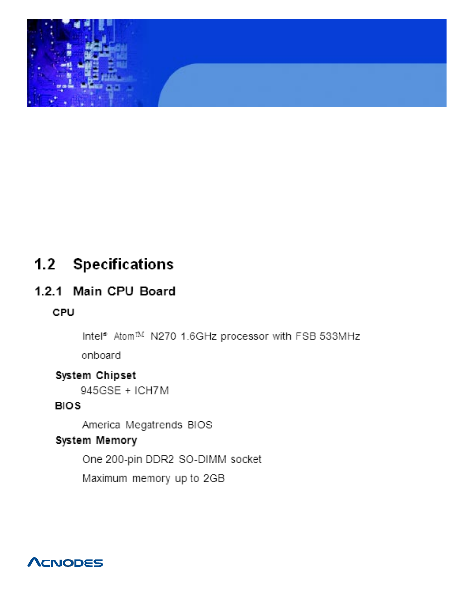 Fpc 5120 | Acnodes FPC 5120 User Manual | Page 9 / 70