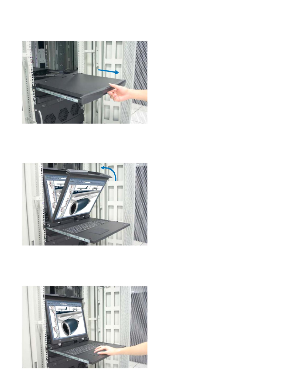3 > installation - how to use the dual slides | Acnodes KDM 8190 User Manual | Page 8 / 16