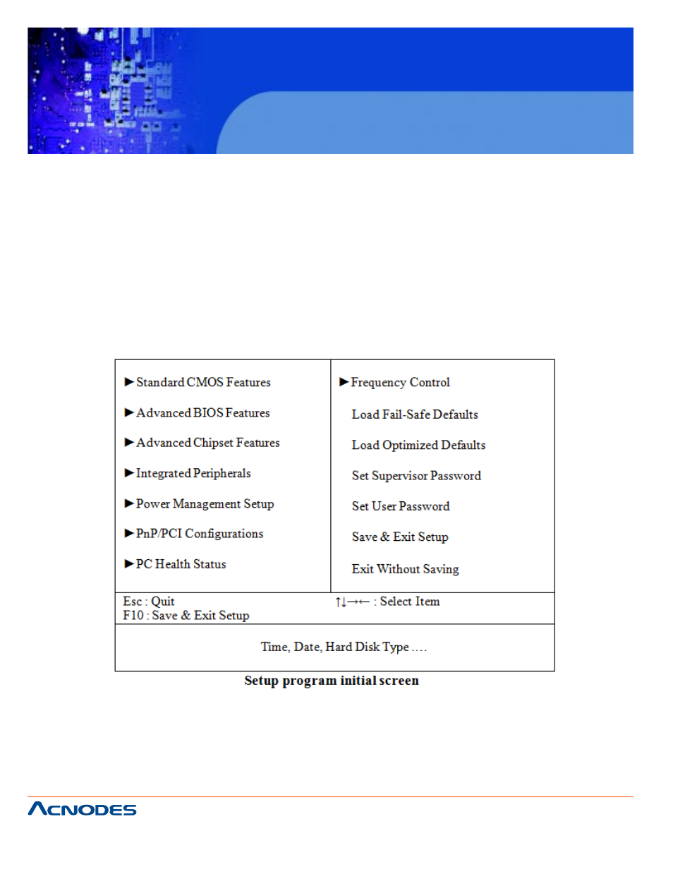 Fes7610, 2. entering setup | Acnodes FES 7610 User Manual | Page 40 / 81