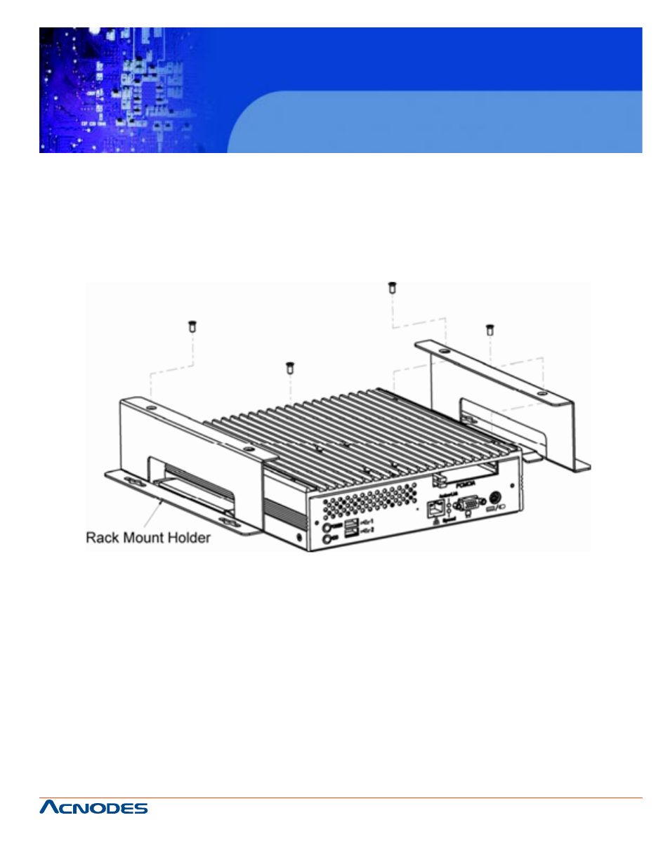 Fes7610, A.1 exploded disgram for rack mount holder | Acnodes FES 7610 User Manual | Page 65 / 81