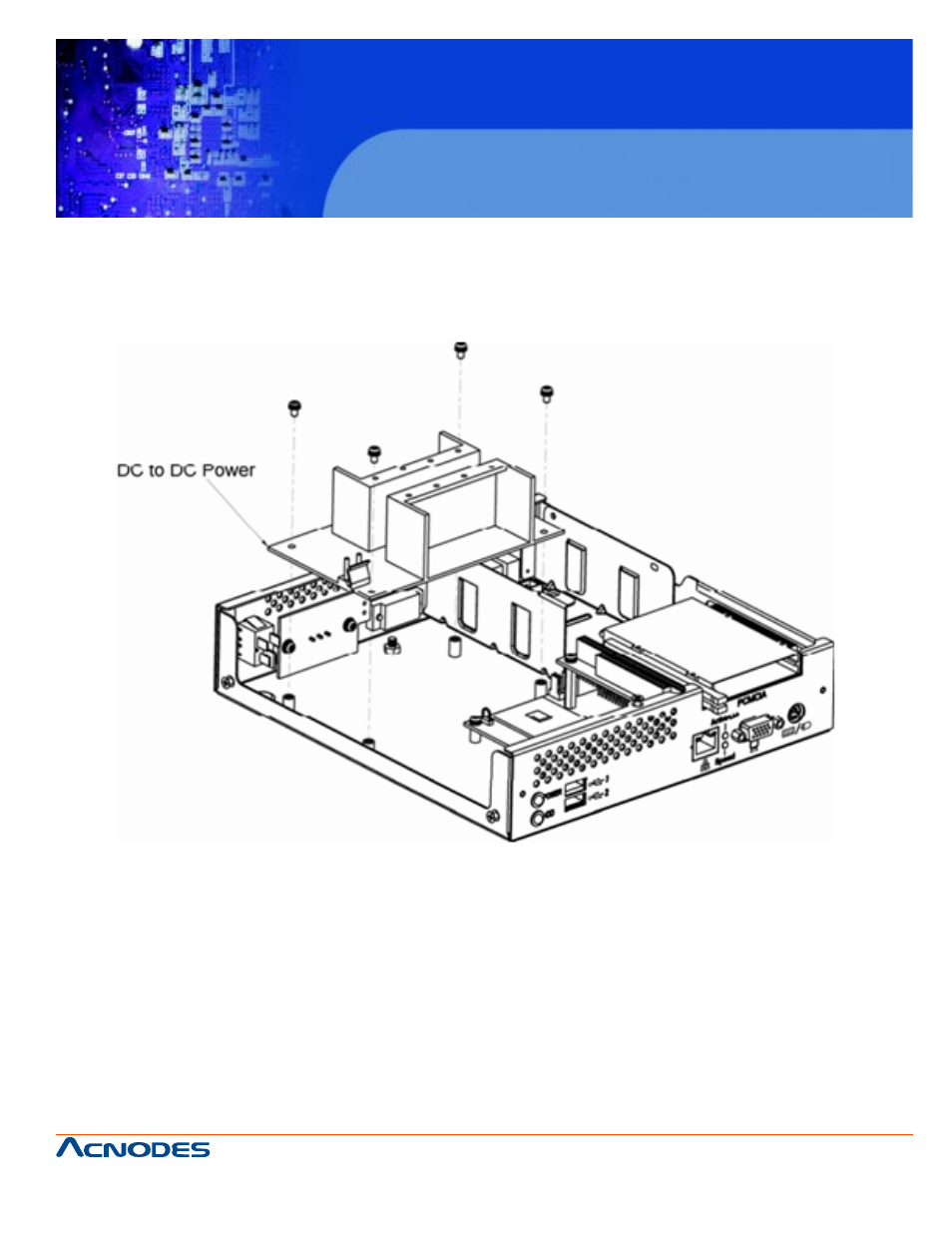 Fes7610, A.5 exploded diagram for dc to dc power | Acnodes FES 7610 User Manual | Page 69 / 81