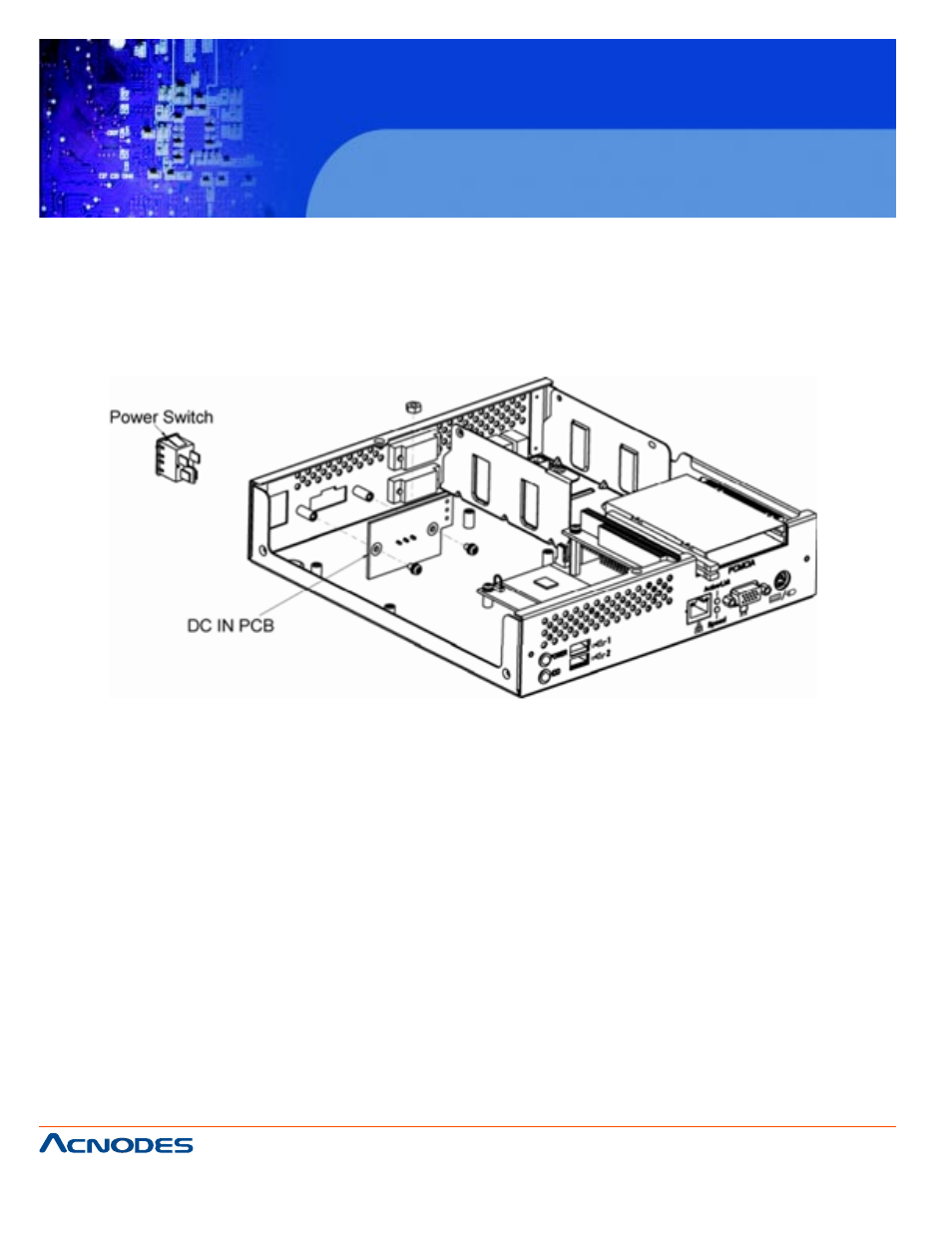 Fes7610, A.6 exploded diagram for power switch | Acnodes FES 7610 User Manual | Page 70 / 81