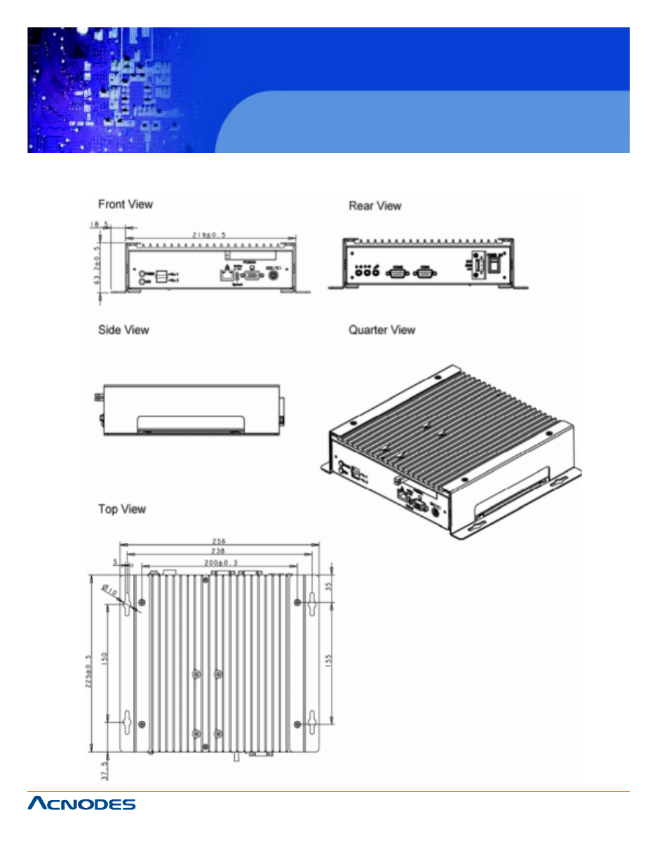 Fes7610, 2 case illustration | Acnodes FES 7610 User Manual | Page 8 / 81