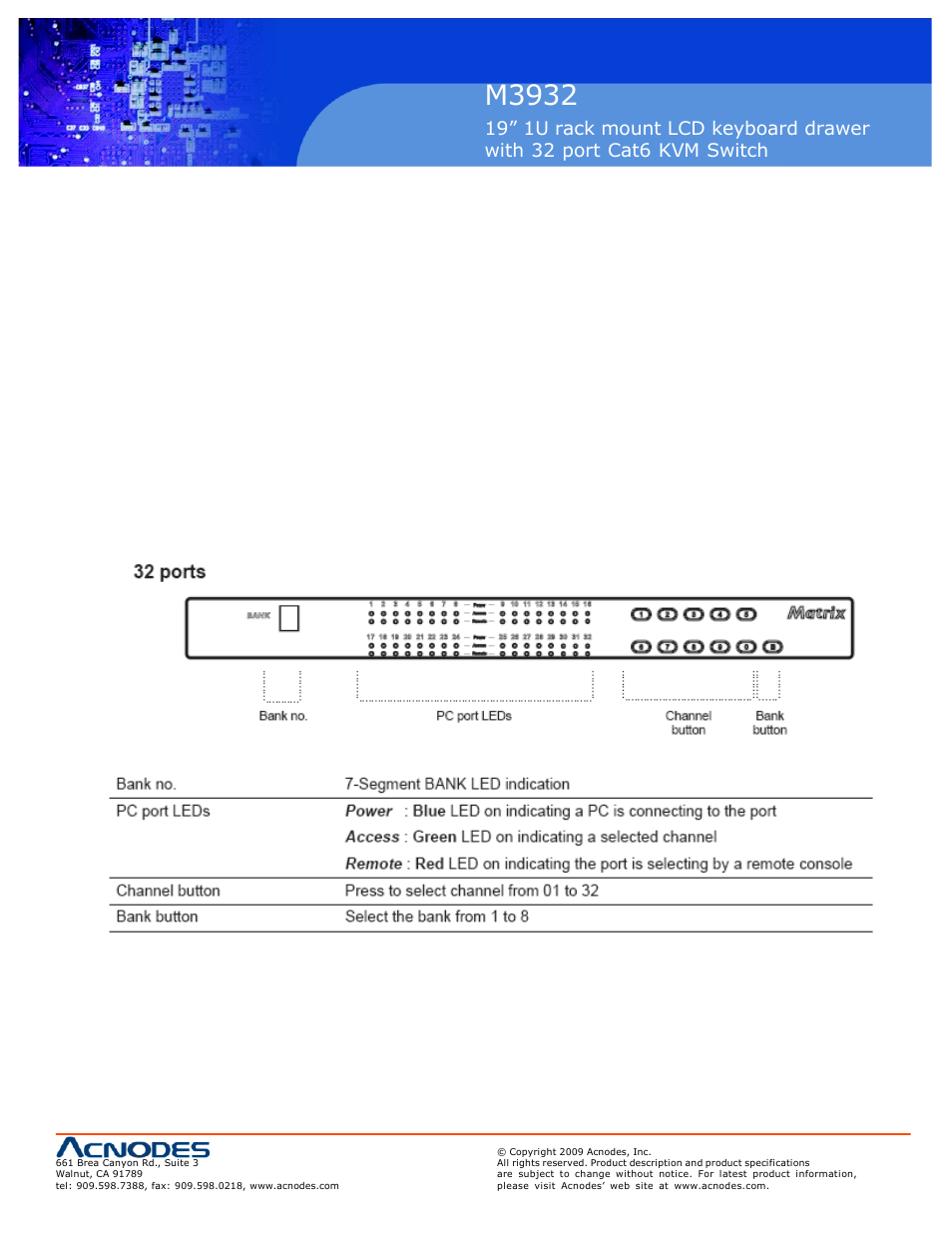 M3932 | Acnodes M 3932 User Manual | Page 21 / 27