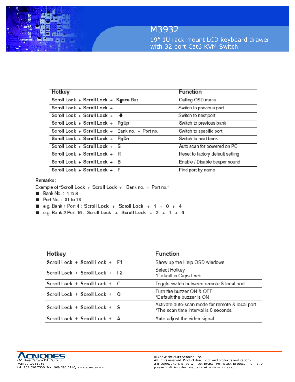 M3932 | Acnodes M 3932 User Manual | Page 25 / 27