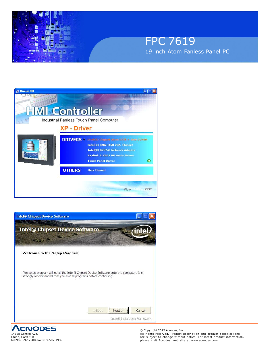 Fpc 7619 | Acnodes FPC 7619 User Manual | Page 60 / 88
