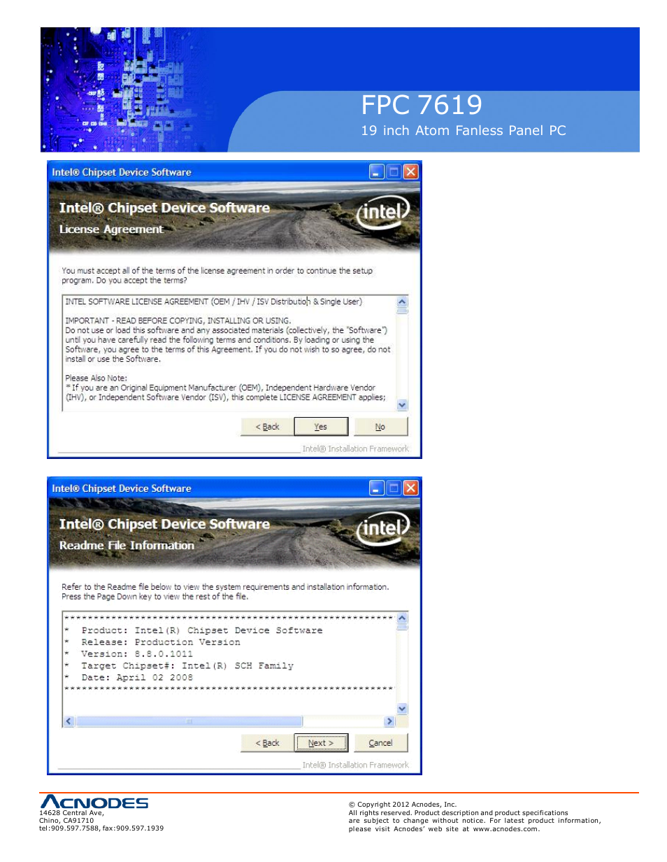 Fpc 7619 | Acnodes FPC 7619 User Manual | Page 61 / 88