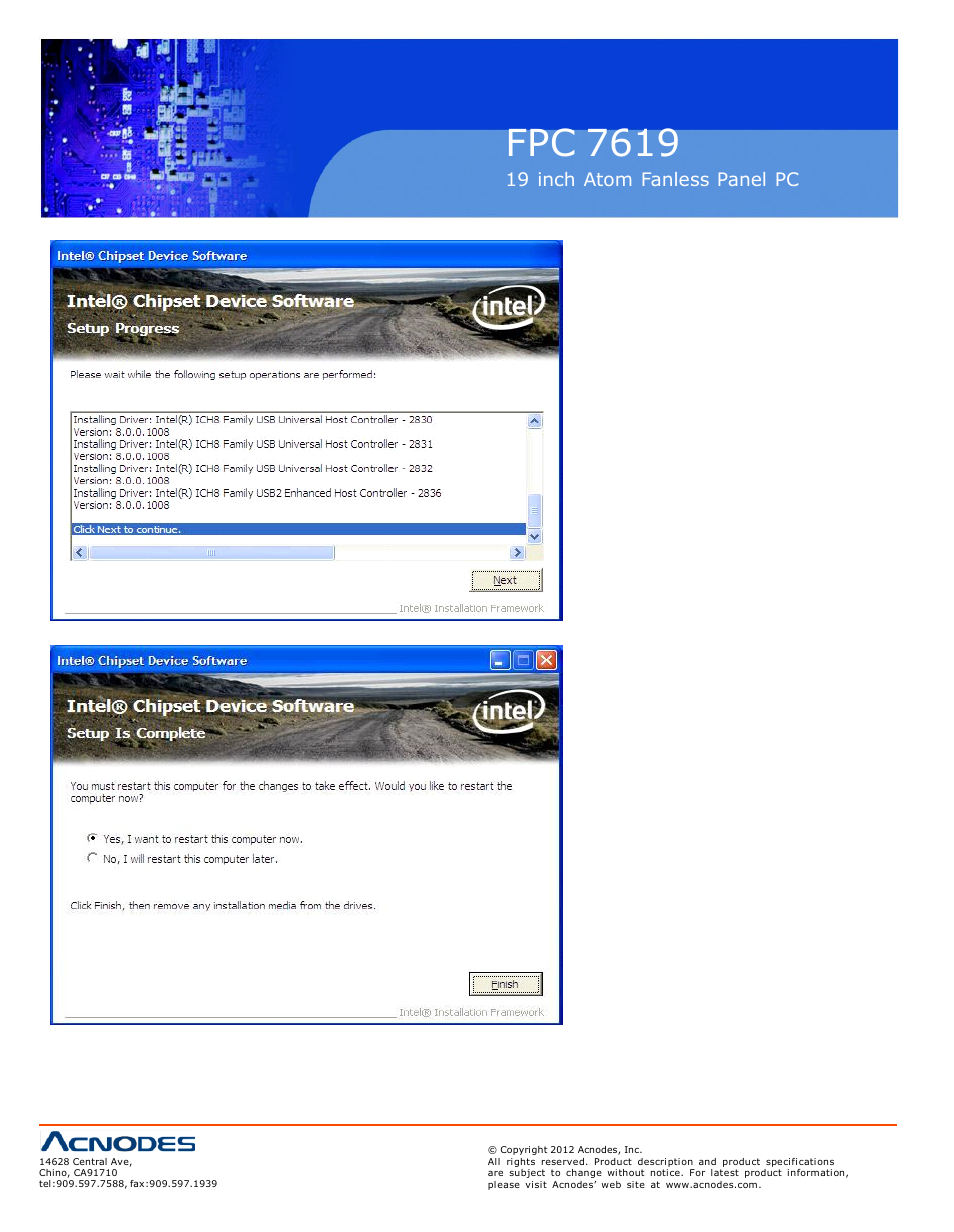 Fpc 7619 | Acnodes FPC 7619 User Manual | Page 62 / 88
