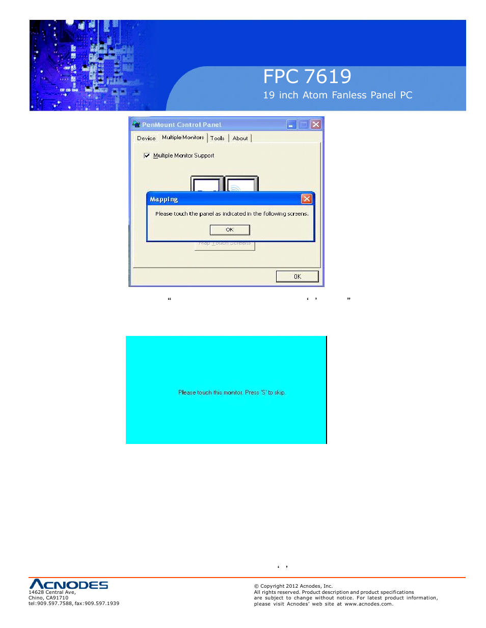 Fpc 7619 | Acnodes FPC 7619 User Manual | Page 85 / 88