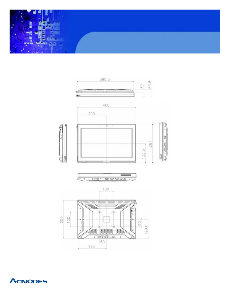 Fpc 7160, 7 dimensions | Acnodes FPC 7160 User Manual | Page 16 / 129