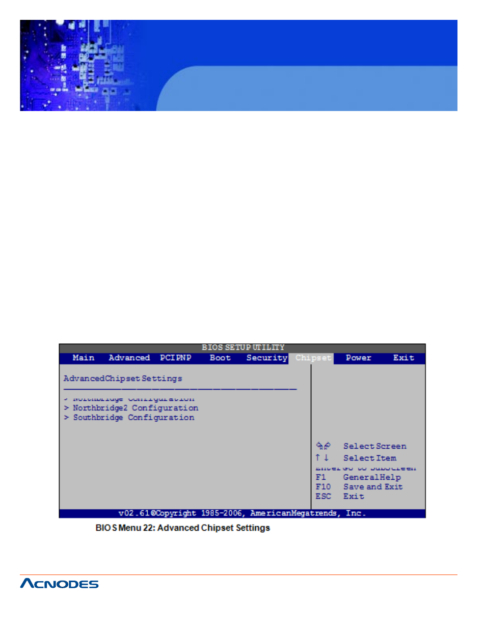 Fpc 7160, 7 advanced chipset settings | Acnodes FPC 7160 User Manual | Page 88 / 129