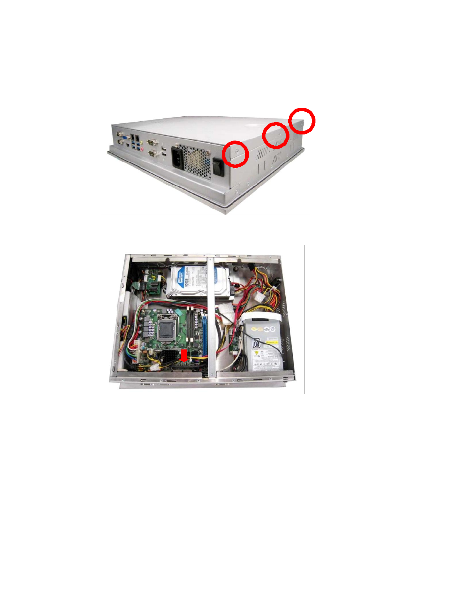1 ope n back cover | Acnodes PC 8177 User Manual | Page 14 / 60