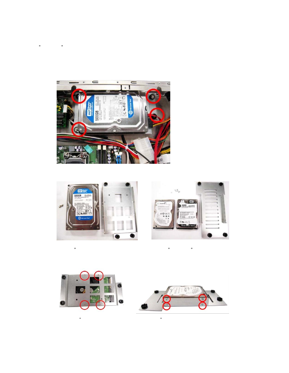 5 hdd installation | Acnodes PC 8177 User Manual | Page 21 / 60