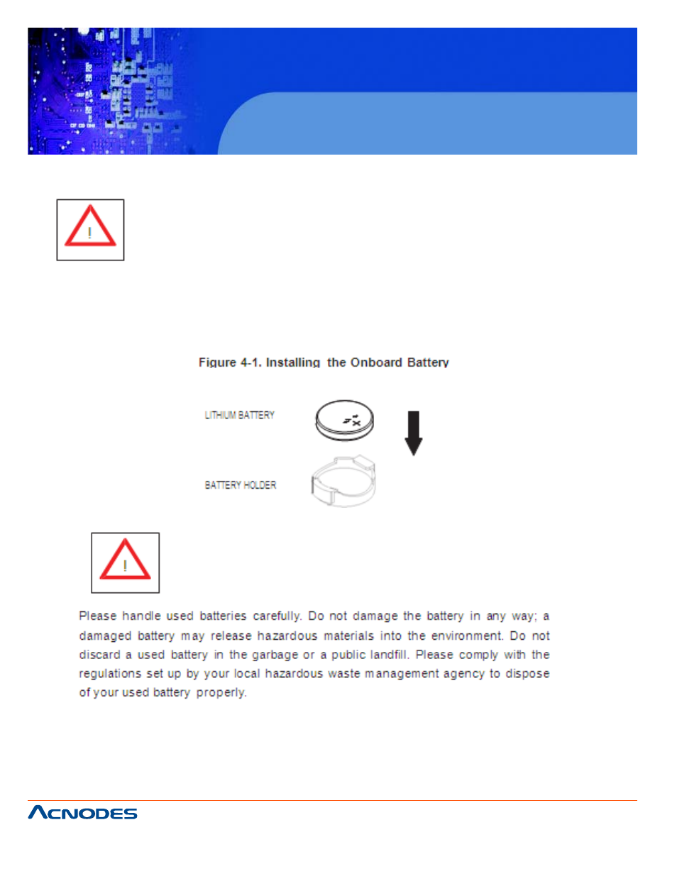 Rmc 7130, 4 operating precautions | Acnodes RMC 7130 User Manual | Page 32 / 99