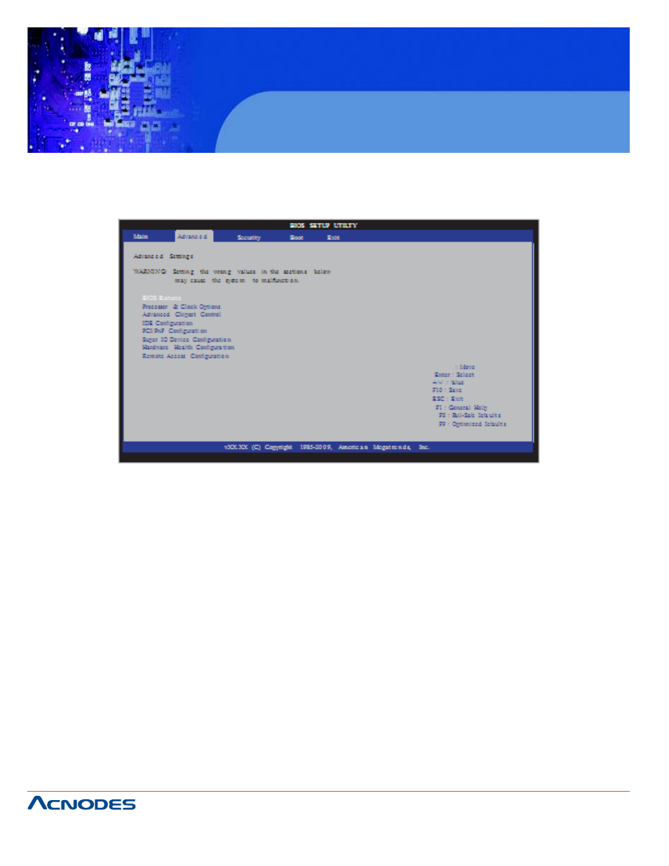 Rmc 7130, 3 advanced setup configurations | Acnodes RMC 7130 User Manual | Page 70 / 99