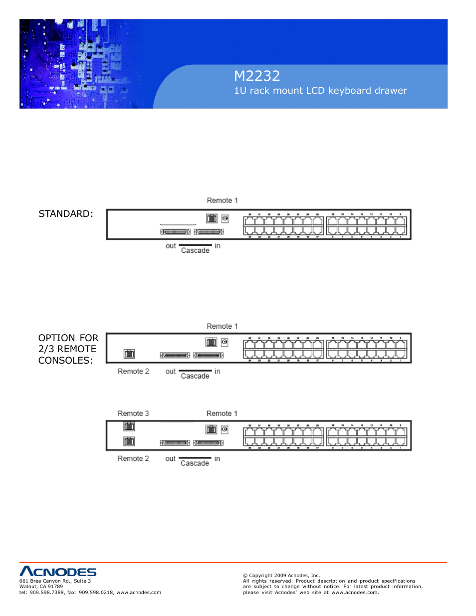 M2232 | Acnodes M 2232 User Manual | Page 16 / 27