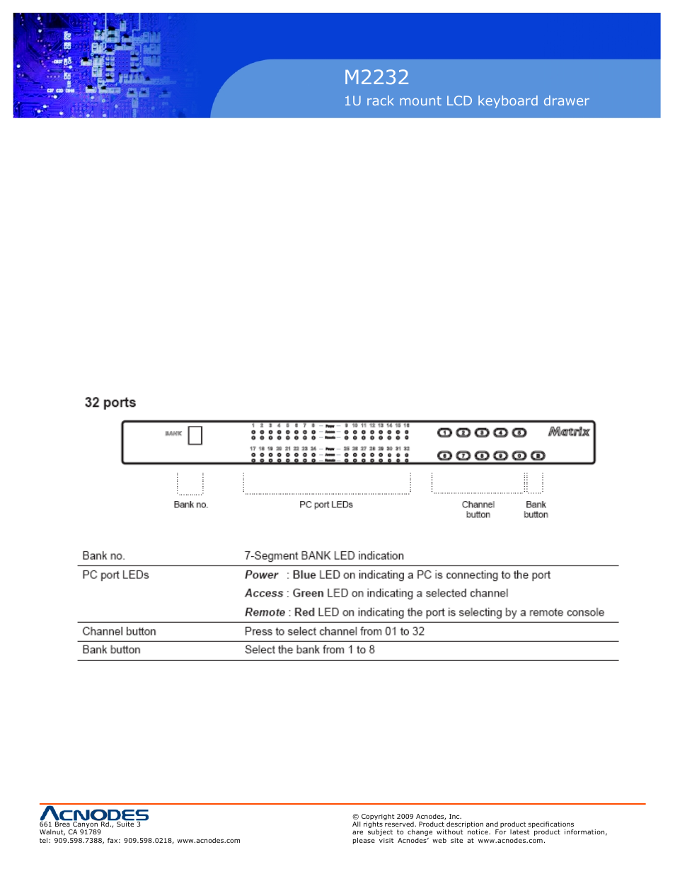 M2232 | Acnodes M 2232 User Manual | Page 21 / 27