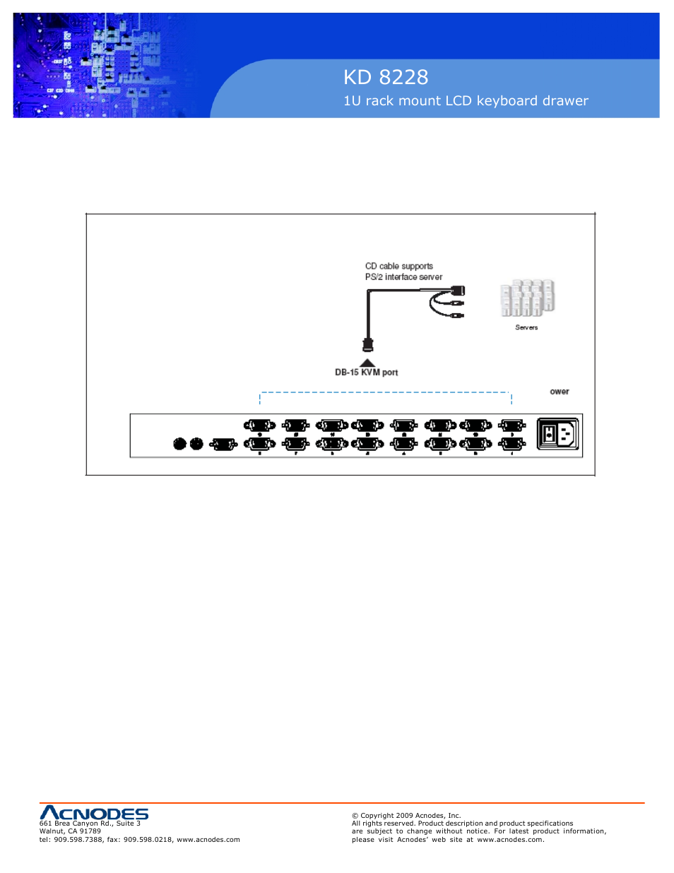 Kd 8228, Chapter 4 | Acnodes KD 8228 User Manual | Page 15 / 22