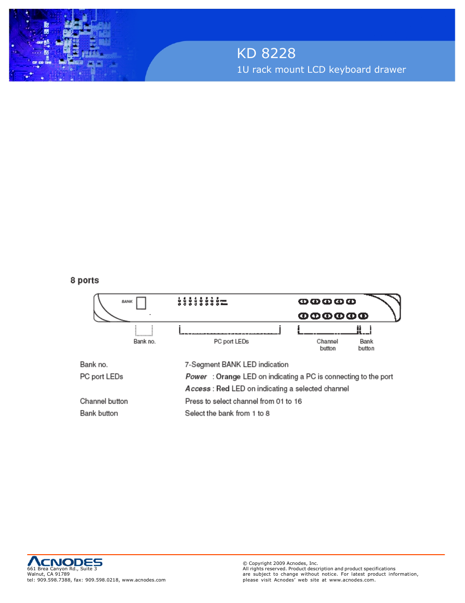 Kd 8228 | Acnodes KD 8228 User Manual | Page 17 / 22