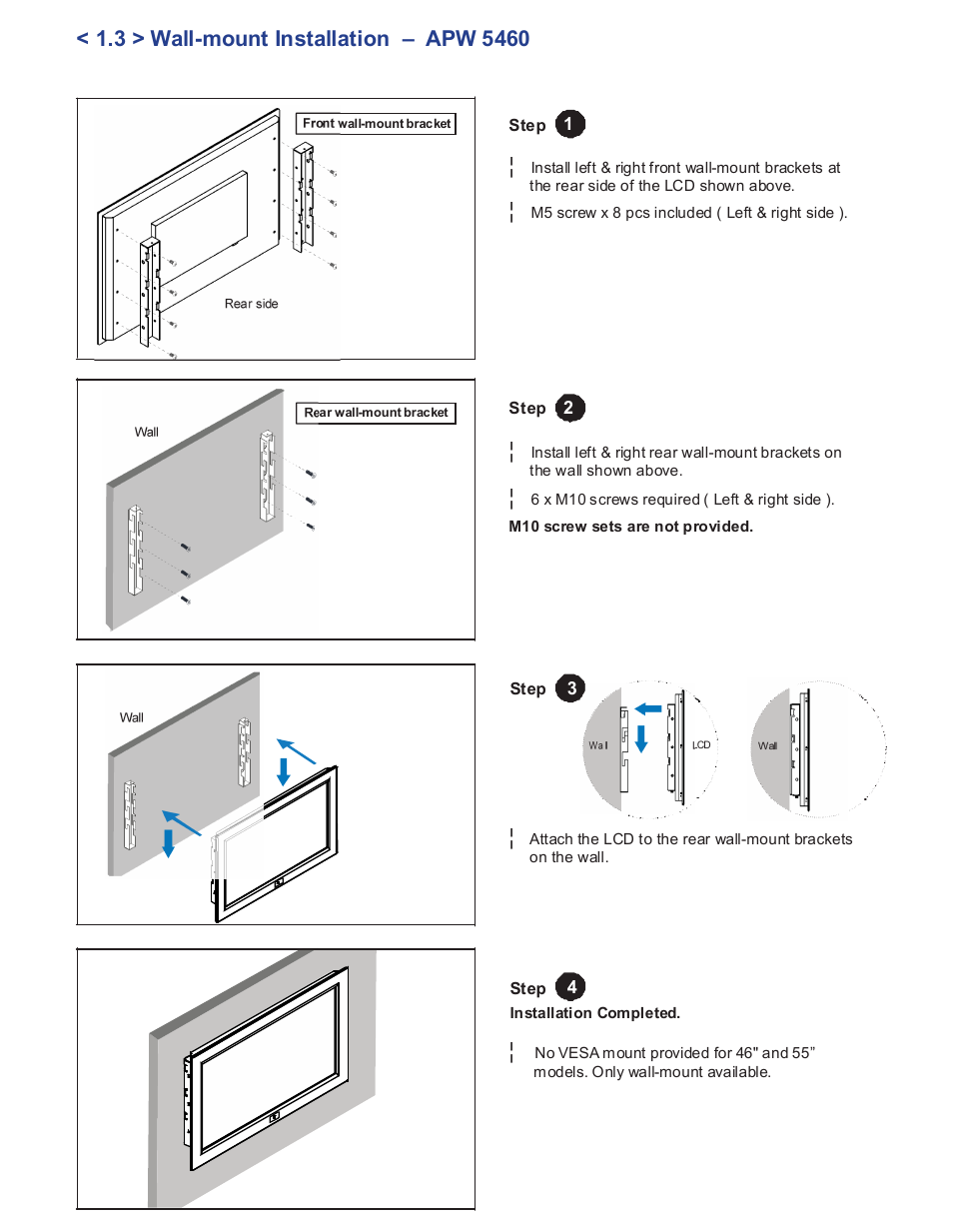 Acnodes APW 5460 User Manual | Page 8 / 18