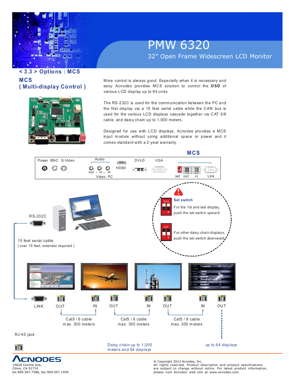 Pmw 6320 | Acnodes PMW 6320 User Manual | Page 16 / 20