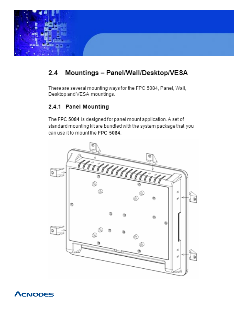 Fpc 5084 | Acnodes FPC 5084 User Manual | Page 21 / 68
