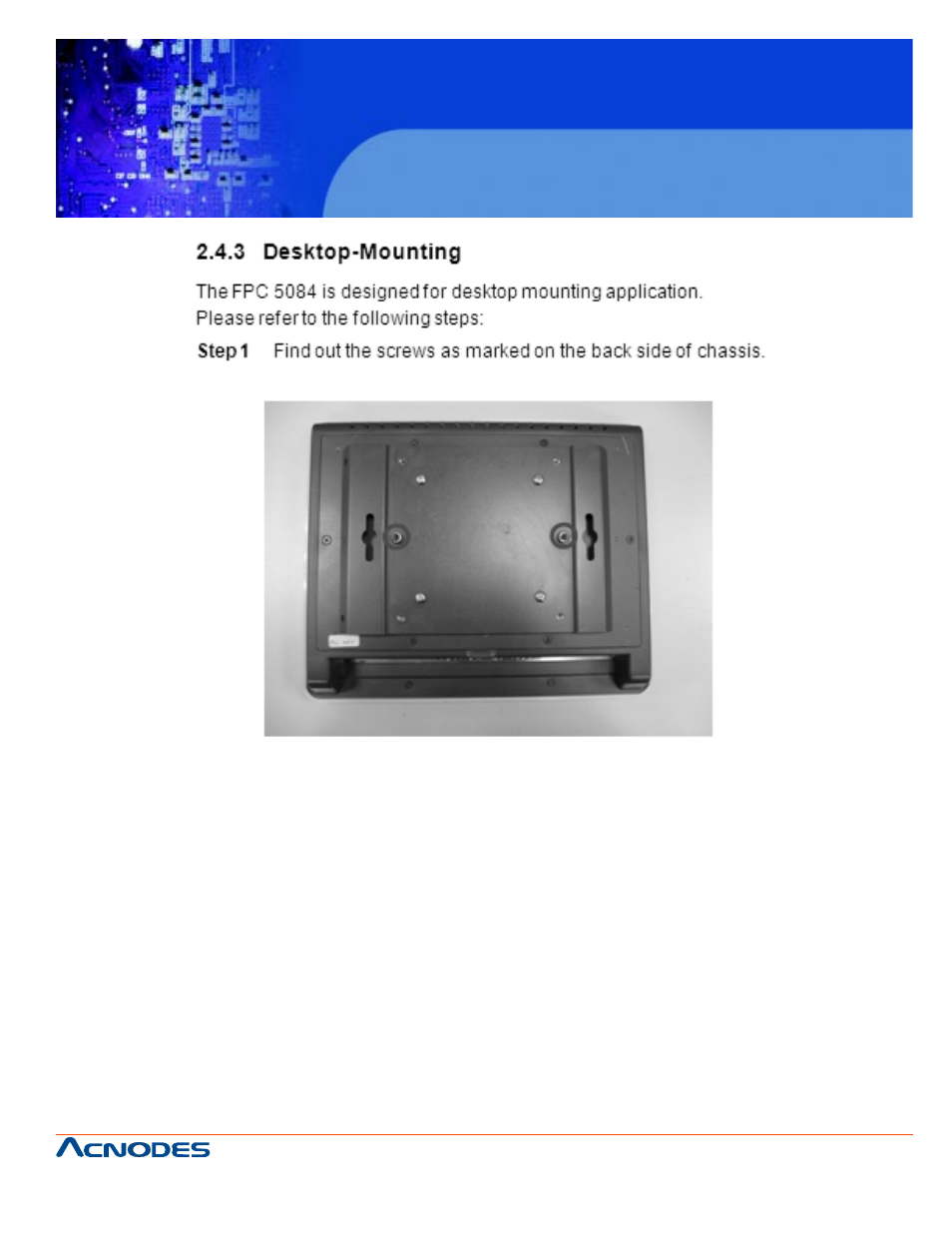 Fpc 5084 | Acnodes FPC 5084 User Manual | Page 23 / 68