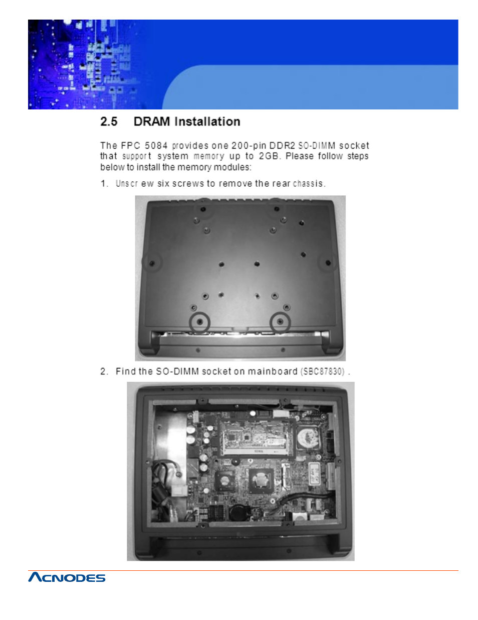 Fpc 5084 | Acnodes FPC 5084 User Manual | Page 27 / 68