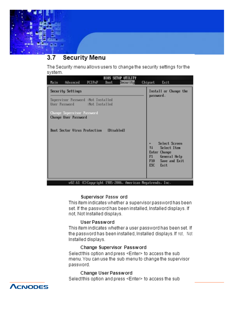 Fpc 5084, Touch panel pc | Acnodes FPC 5084 User Manual | Page 54 / 68