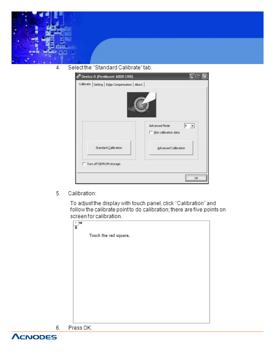 Fpc 5084, Touch panel pc | Acnodes FPC 5084 User Manual | Page 66 / 68