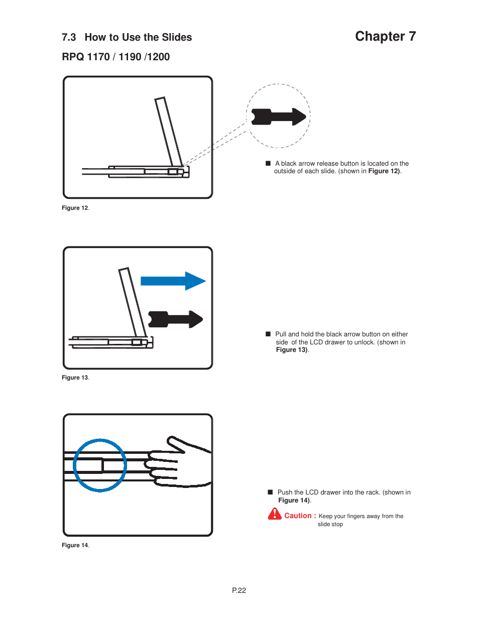 Chapter 7, 3 how to use the slides | Acnodes RMQ 8170 User Manual | Page 26 / 46
