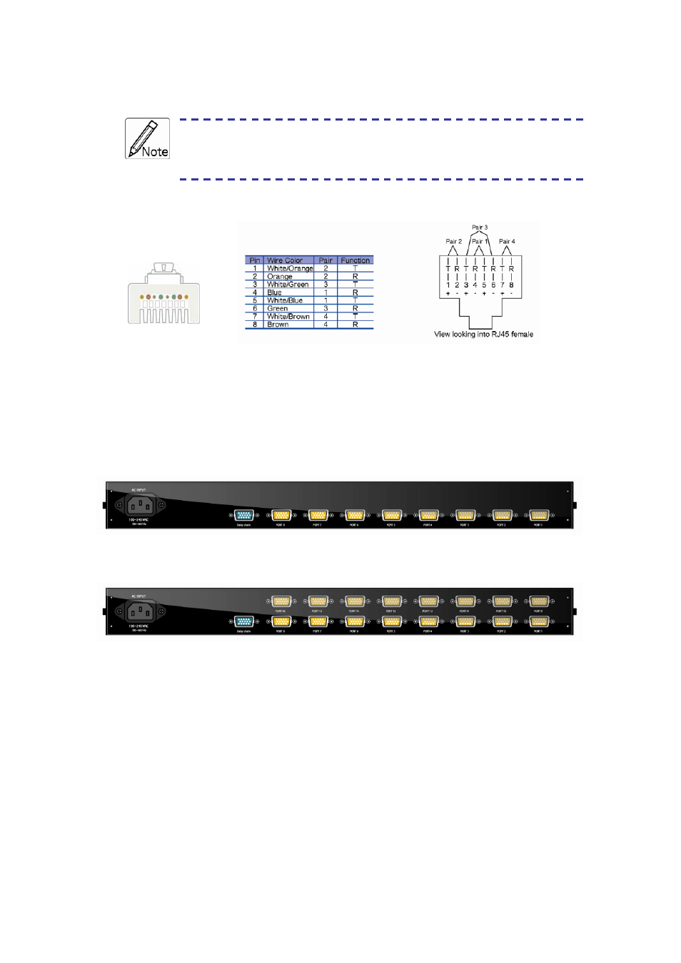 6 rear panel | Acnodes KDM 7198 User Manual | Page 31 / 48