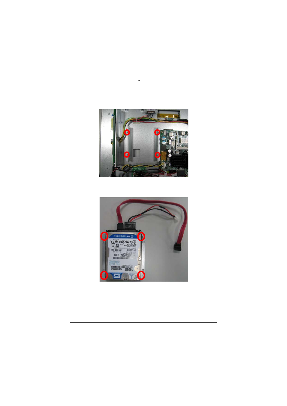 5 hdd installation | Acnodes OPC 8190 User Manual | Page 26 / 68